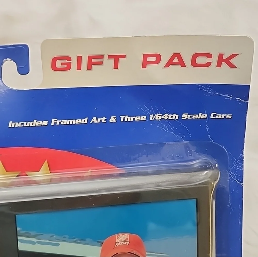 Winners Circle Tony Stewart Gift Pack 3 1/64 Die Cast Cars & NASCAR Framed Art